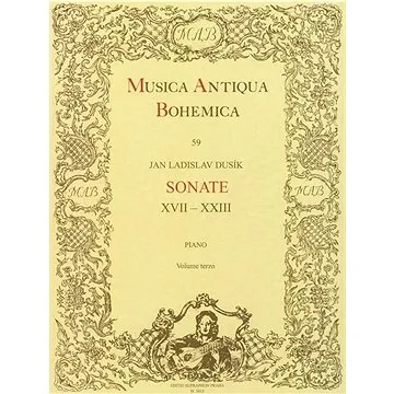 Sonate XVII-XXIII: Piano (9790260001329)