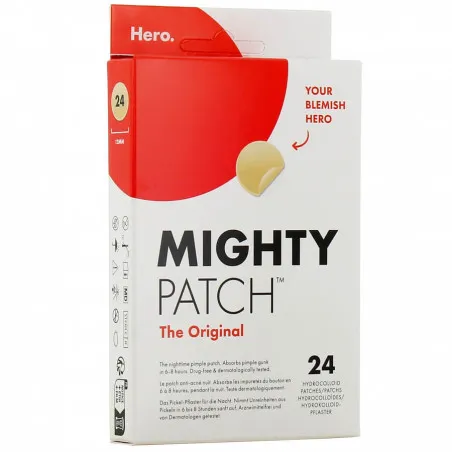 Hero. Náplasti na nedokonalosti pleti Mighty Patch The Original (Hydrocolloid Patches) 24 ks