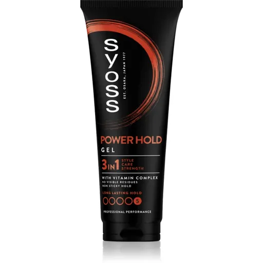Syoss Power Hold tvarující gel s extra silnou fixací 250 ml
