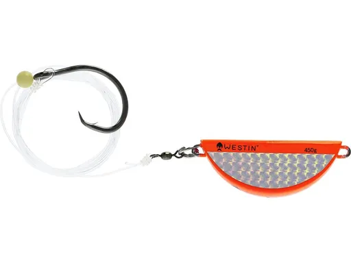 Westin návazec Halibut Anti Twist Rig Circle Hook Orange Flash,Westin návazec Halibut Anti Twist Rig Circle Hook Orange Flash