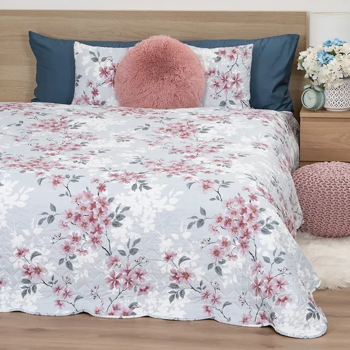 4Home Přehoz na postel Blooming spring, 220 x 240 cm + 2x 40 x 40 cm