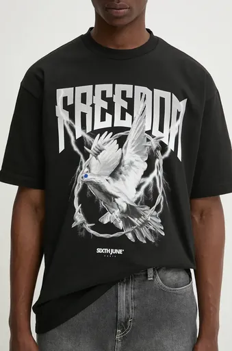 Bavlněné tričko Sixth June