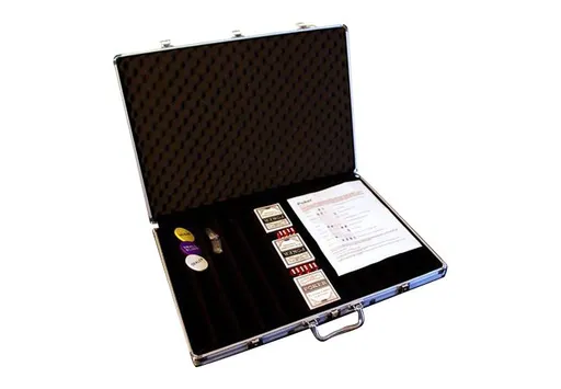 Garthen 491 Hliníkový kufr na 1000ks žetonů s příslušenstvím