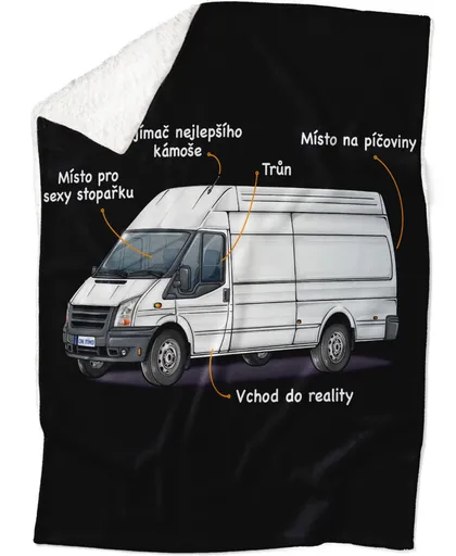 Deka Anatomie dodávky (Podšití beránkem: ANO)