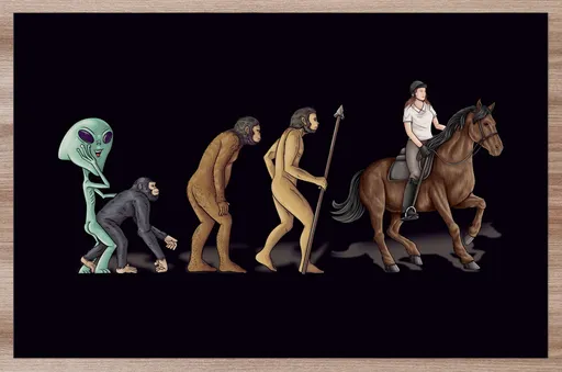 Prostírání Evoluce jezdectví