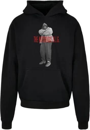 Mr. Tee Biggie Smalls Concrete Hoody black - XS