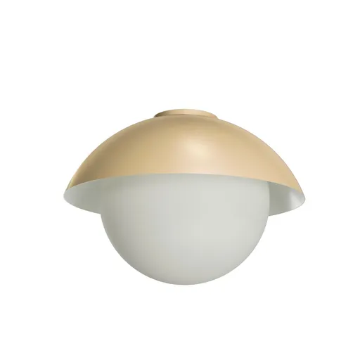 OSMONT LUK60018 LUKIDA 3 stropní/nástěnné skleněné svítidlo Golden Beach / bílá IP65 3000 K 27W LED