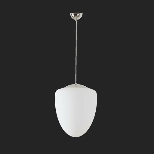 OSMONT AST60941 ASTRA S závěsné skleněné svítidlo nerez leštěná / bílá IP40 4000 K 27W LED DALI