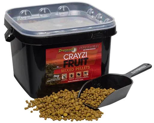 Starbaits pelety mixed crayzi fruit - 2 kg