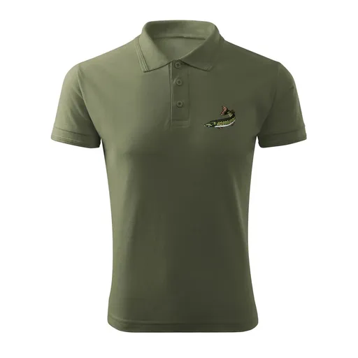 Bontis Polokošile s výšivkou Štika - Khaki | M