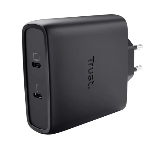 TRUST GaN Nabíječka MAXO 100W 2-Port, USB-C, černá
