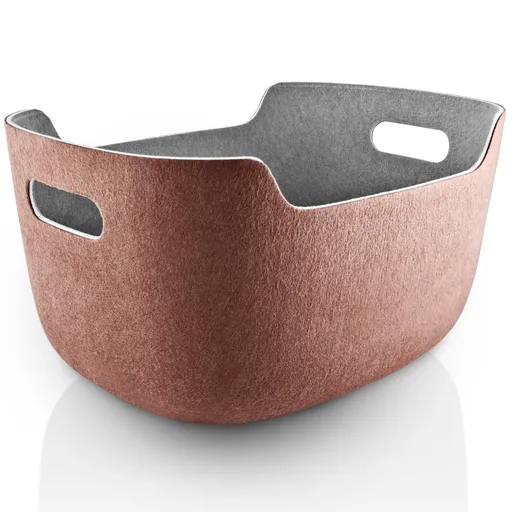 Úložný koš TIDY 48 x 26 cm, kaštanová, plast, Eva Solo