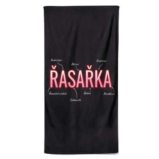 Osuška Řasařka - vlastnosti (Velikost osušky: 70x140cm)