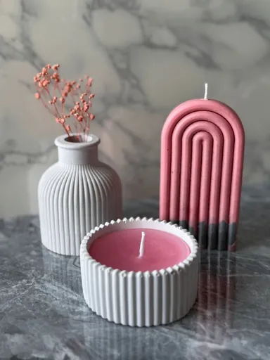 Sada svíček (3 kusy) Glamour Candle 14ST
