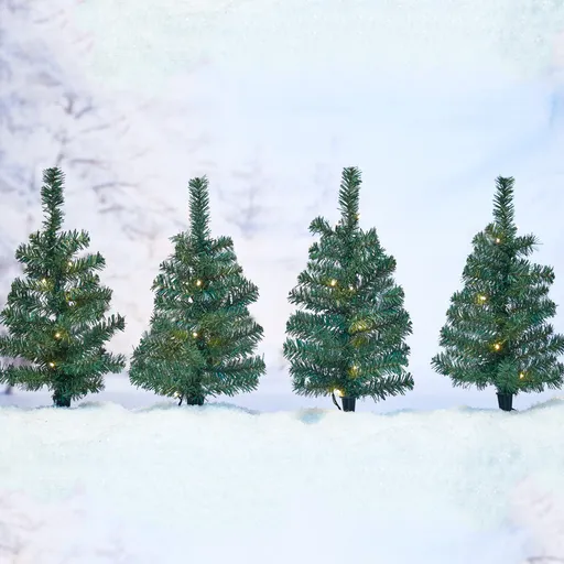 4 LED vánoční jedle