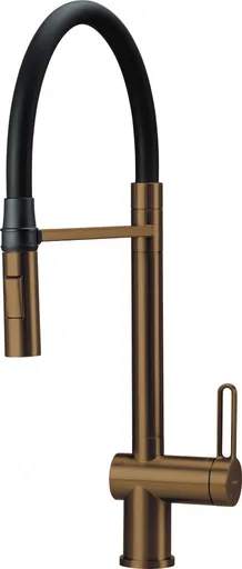 DEANTE Magnetic kuchyňská baterie s elastickou výpustí 2 typy proudu bronz kartáčovaný BRM_C72M