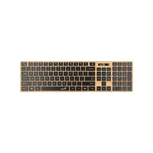 GENIUS Klávesnice Slimstar 7250BT, membránová, bezdrátová, béžová-černá