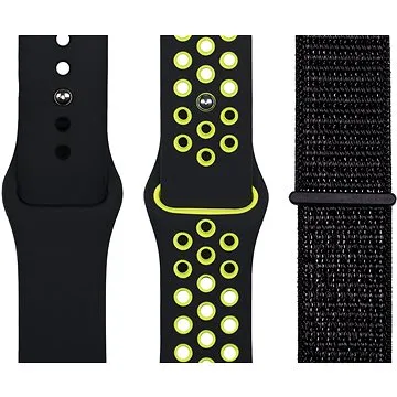 Strapado London dárková sada řemínků pro Apple Watch 42/44/45 M/L (SET_278)