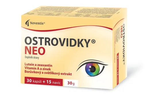 Noventis Ostrovidky Neo 30+15 kapslí