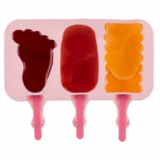 Silikonová forma na nanuky, růžová