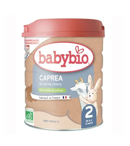 Babybio Caprea 2 Pokračovací kozí kojenecké bio mléko 800 g