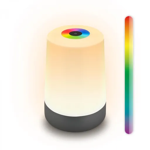 BRILONER Nubsi stolní lampička - 2,8W, 280lm, nabíjecí, LED, stmívatelné, RGB+W, antracit mat 7554015