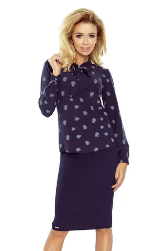 Dámská halenka NUMOCO 140-6 tmavě modrá S