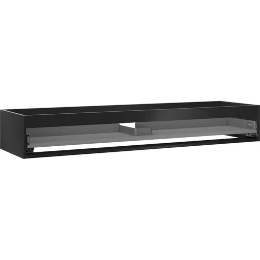 MEXEN Box-A skříňka pro umyvadlo 160, 1 šuplík, černá mat 91AX0-1600-235-1-71