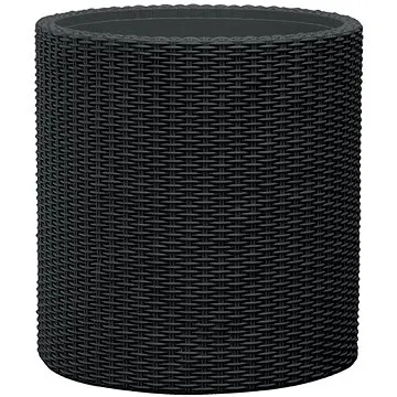 KETER Květináč MEDIUM CYLINDER grafit (229123)