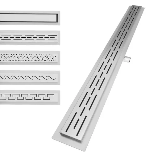 Aquamarin Sprchový podlahový žlab přerušovaný, 120 cm