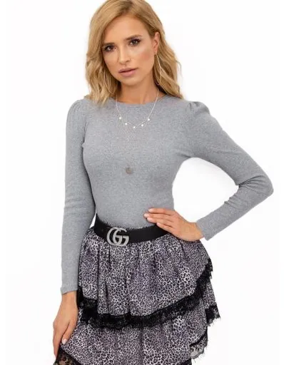 Dámská halenka Skip RUE PARIS šedá