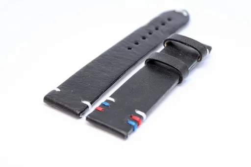 Řemínek Biatec trikolora ČR/SR 20 mm černý