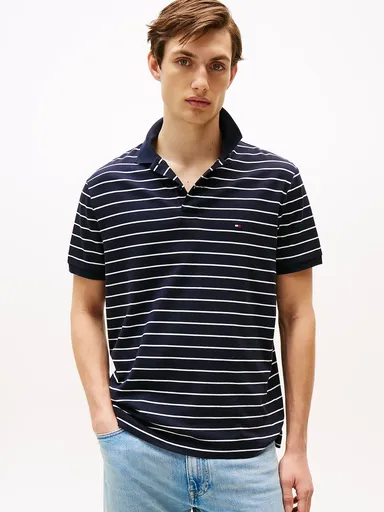 Tommy Hilfiger pánské tmavě modré polo tričko MW0MW39994 S