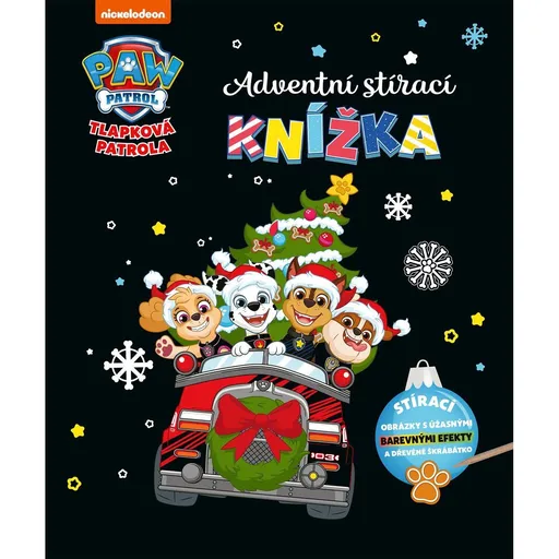 Tlapková patrola - Adventní stírací knížka