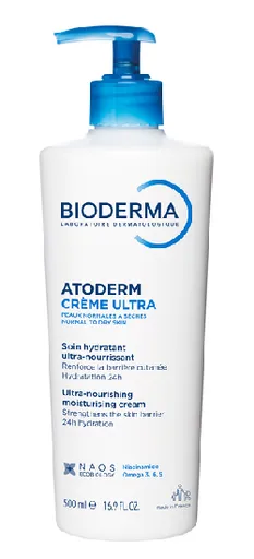 Bioderma Ultra vyživující a hydratační tělový krém Atoderm (Ultra-Nourishing Moisturising Cream) 500 ml
