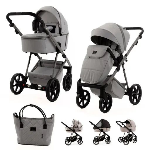 ADAMEX Kočárek kombinovaný Delta Natura Moon