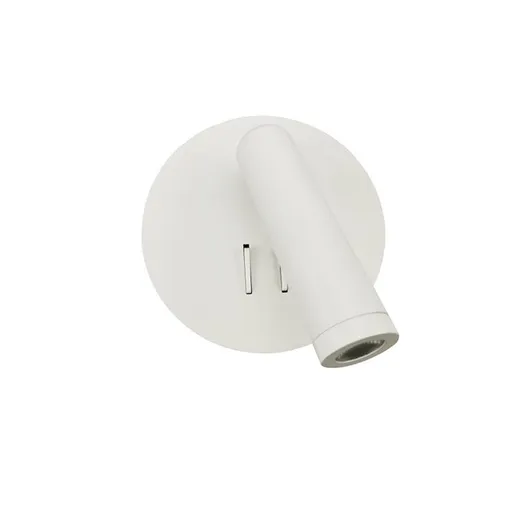 ACA Lighting nástěnné svítidlo LED 3+4W 3000K 280LM bílá kov D13,5X7CM ZEUS SF1801LEDW
