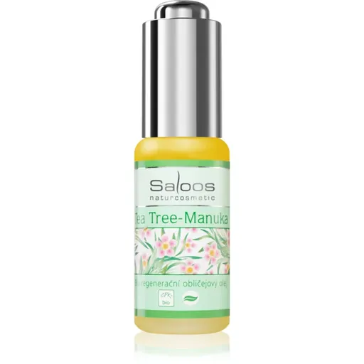 Saloos Bio Pleťové Oleje Tea Tree & Manuka zklidňující a regenerační olej na aknózní pleť 20 ml