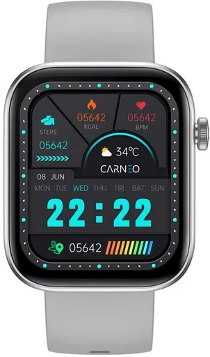 CARNEO Chytré hodinky CARNEO Zenith HR+ stříbrné