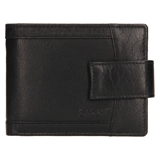 Pánská kožená peněženka Lagen Jacki - černá