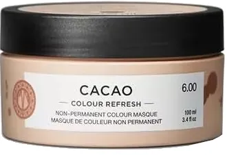 Maria Nila Jemná vyživující maska bez permanentních barevných pigmentů 6.00 Cacao (Colour Refresh Mask) 100 ml