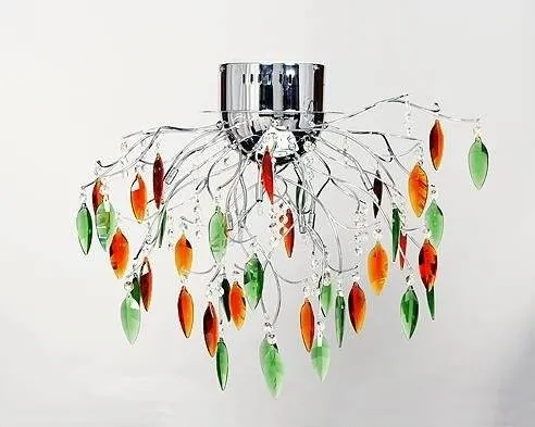 Závěsná stropní lampa 8x20W G4 chrom Akant