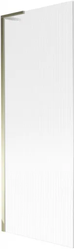 MEXEN/S Next L vanová zástěna FIX 70 x 150, proužky, zlatá 895-070-000-03-09-50