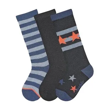 Sterntaler podkolenky 3páry kluci modré 8451920, 18 (4055579883154)