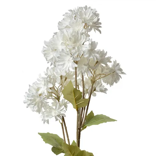Dekorace umělá květina s bílými květy - 17*9*72 cm Clayre & Eef