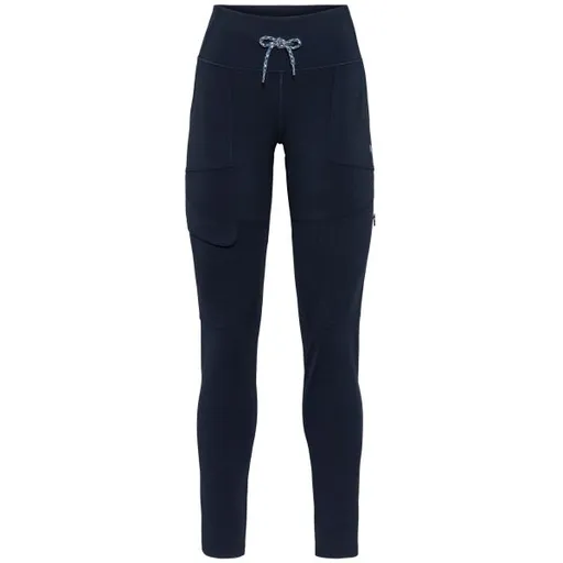 KARI TRAA ANELIE TIGHTS Dámské sportovní legíny, tmavě modrá, velikost