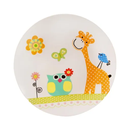 Talíř porc. mělký dětský ŽIRAFA pr. 21 cm - ORION