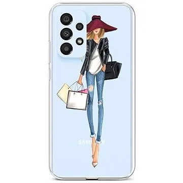 TopQ Kryt Samsung A33 5G silikon Lady 2 74182 (Sun-74182)