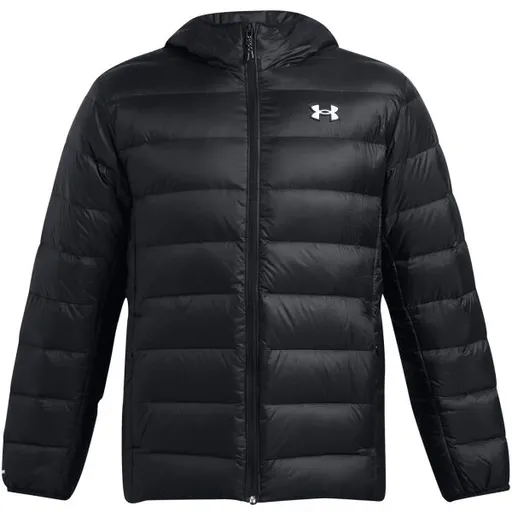 Under Armour LEGEND DOWN HOODED Pánská bunda, černá, velikost M