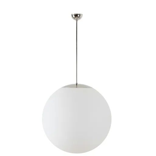 OSMONT ADR60716 ADRIA P5 závěsné skleněné svítidlo nerez leštěná / bílá IP40 4000 K 48W LED